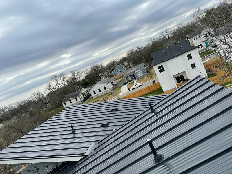 Standing seam metal roof panels with vents for Skylight Repair in South Bound Brook